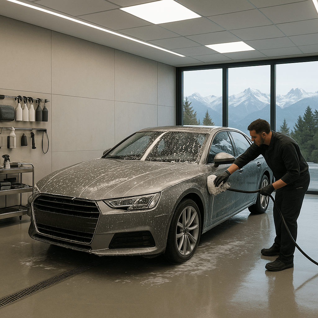 Professioneller Detailing-Bereich in Zürich